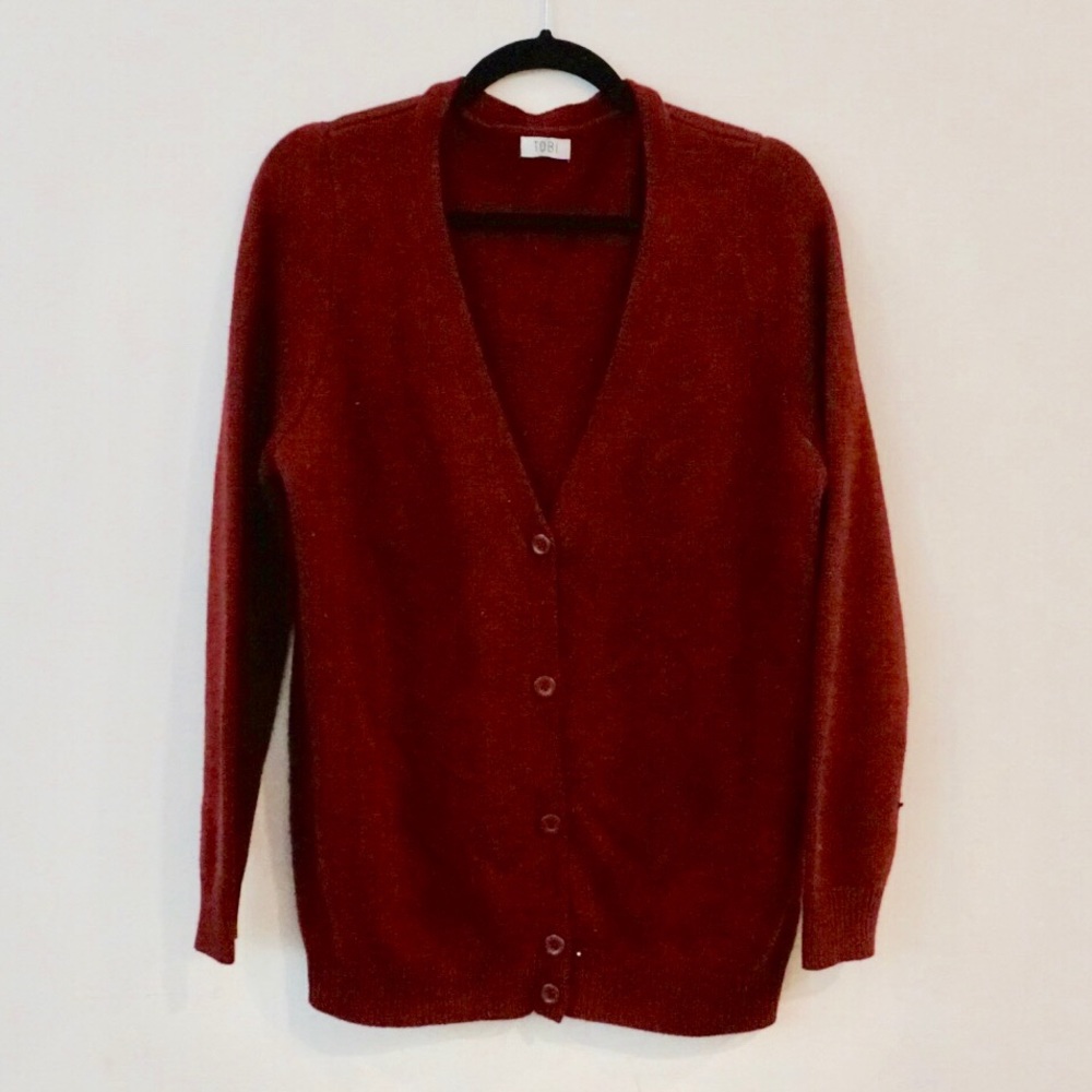 Maroon Cardigan